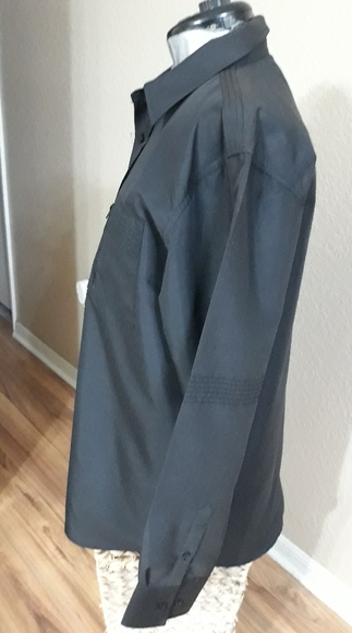 Brooklyn State Black Button down Shirt - Picture 8 of 11